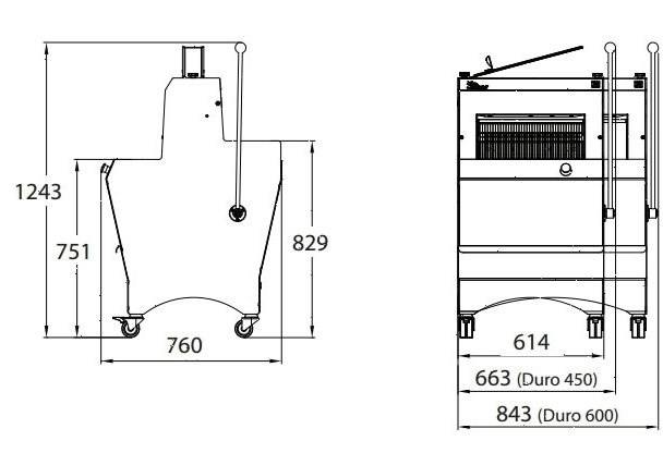 Хлеборезка JAC Duro 450 (11 мм) 3Ф