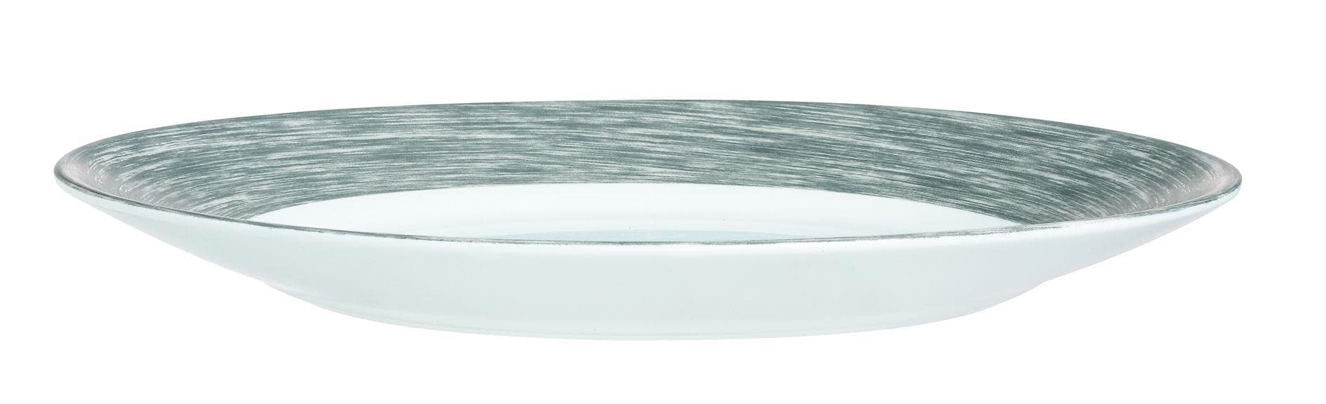 Тарелка d=254мм серый край Браш Arcoroc | L0612