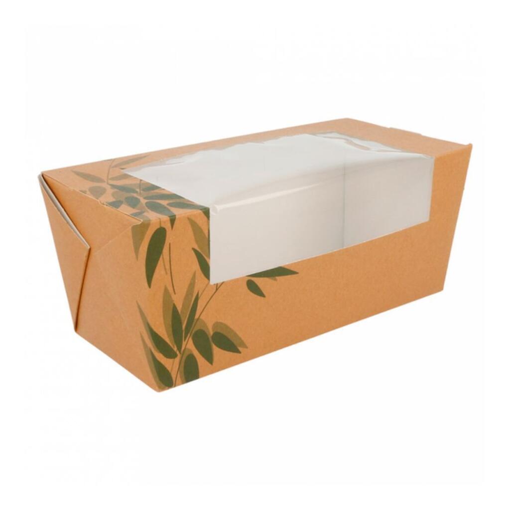 Коробка картонная для сэндвича с окном 12,4х12,4х5,5 см, 25 шт/уп Garcia De Pou | 147.78