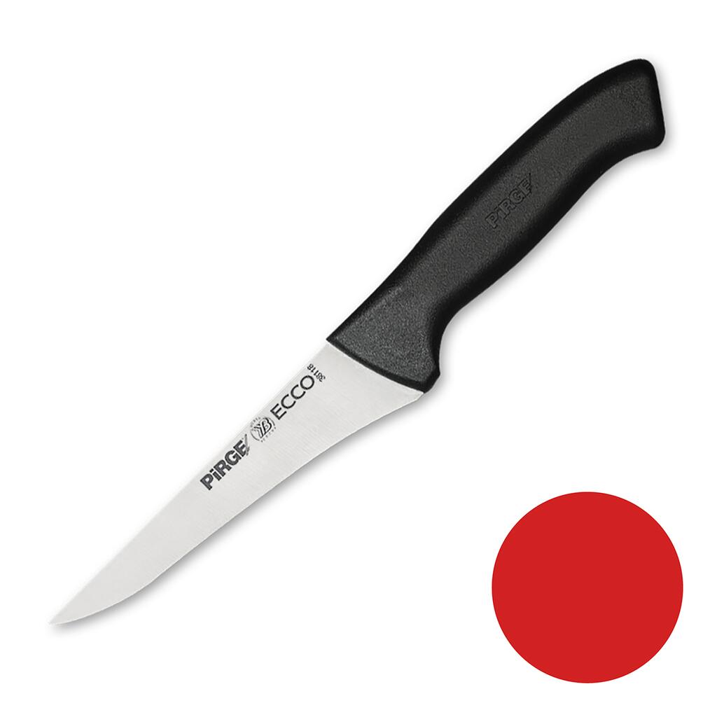 Нож для чистки овощей 14,5см красная ручка Pirge | 38118 red