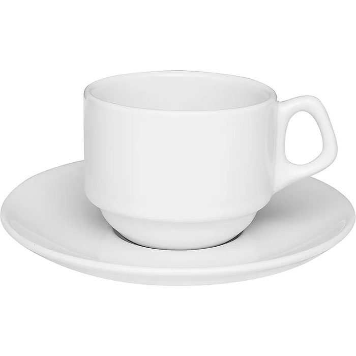 Пара чайная Oxford M07B/E06D-9001 (чашка 220мл и блюдце 16см)