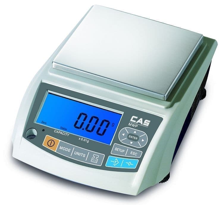 Весы лабораторные CAS MWP-1500, размер 124×144