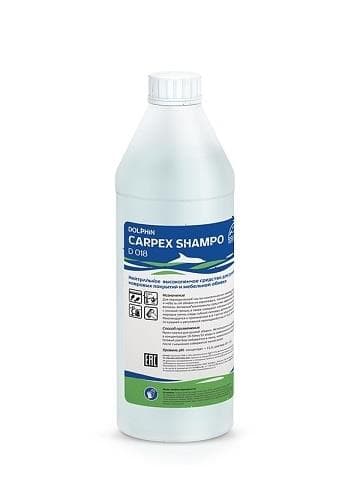 Средство чистящее нейтральное для ручн. чистки синт. ковров 1л (Ph10) Carpex Shampo Dolphin | D018-1