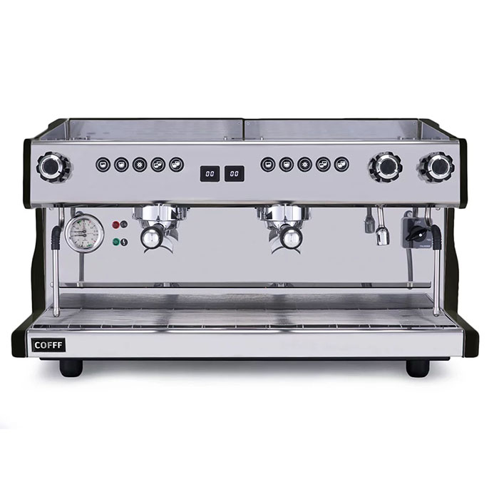 Кофемашина рожковая COFFF LUNA 2 GR A автомат, черная (LUNA1367N)