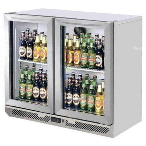 Шкаф холодильный (минибар) Turbo Air TB9-2G-SL-900..0/+8°С