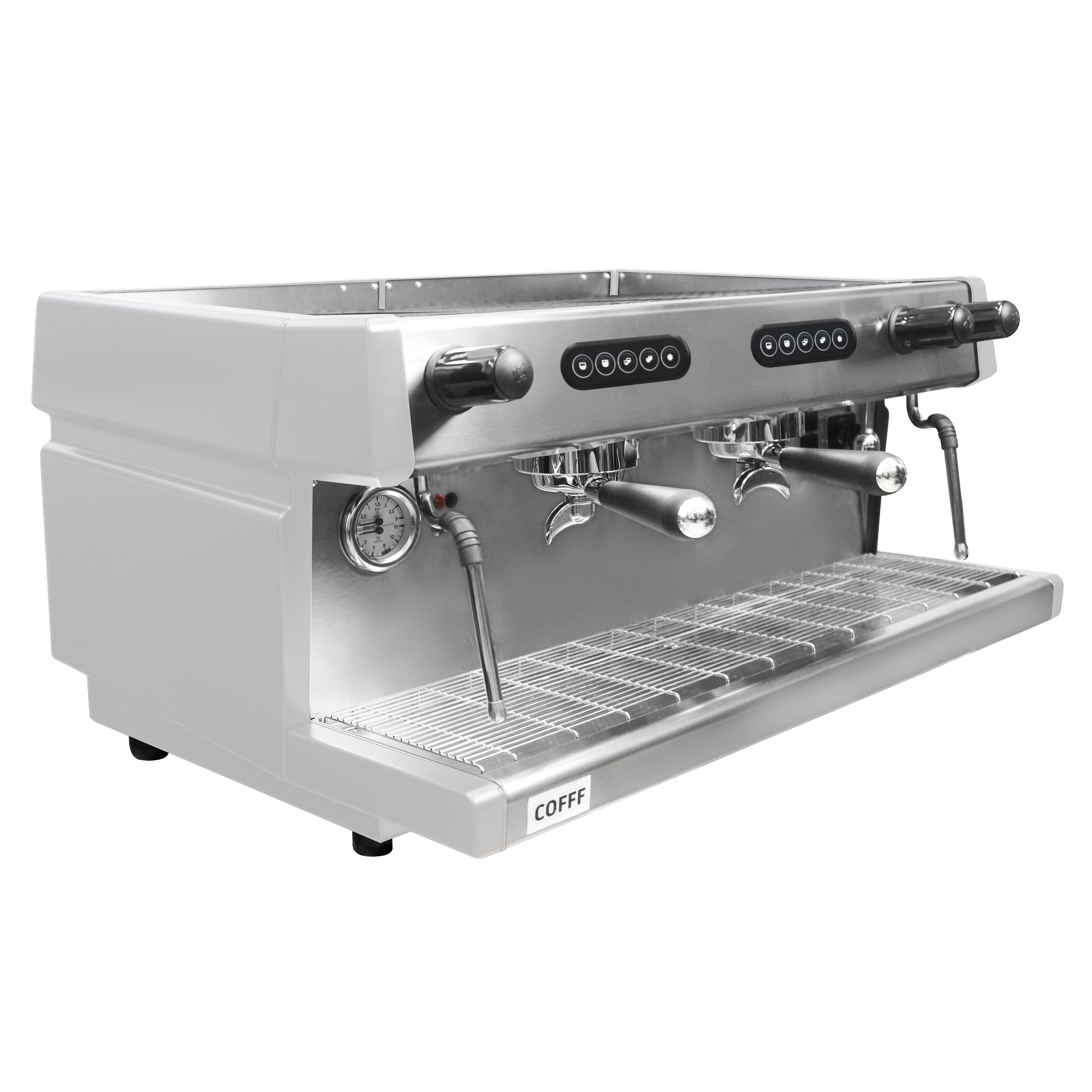 Кофемашина рожковая COFFF LIVE 2 GR A CO001367B-U автомат, белая - фото 1