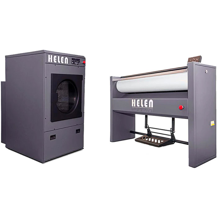 Комплект прачечного оборудования Helen H100.25С и HD15BASIC