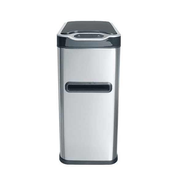 Ведро мусорное с ёршиком сенсорное Foodatlas JAH-534 7 л, серебро