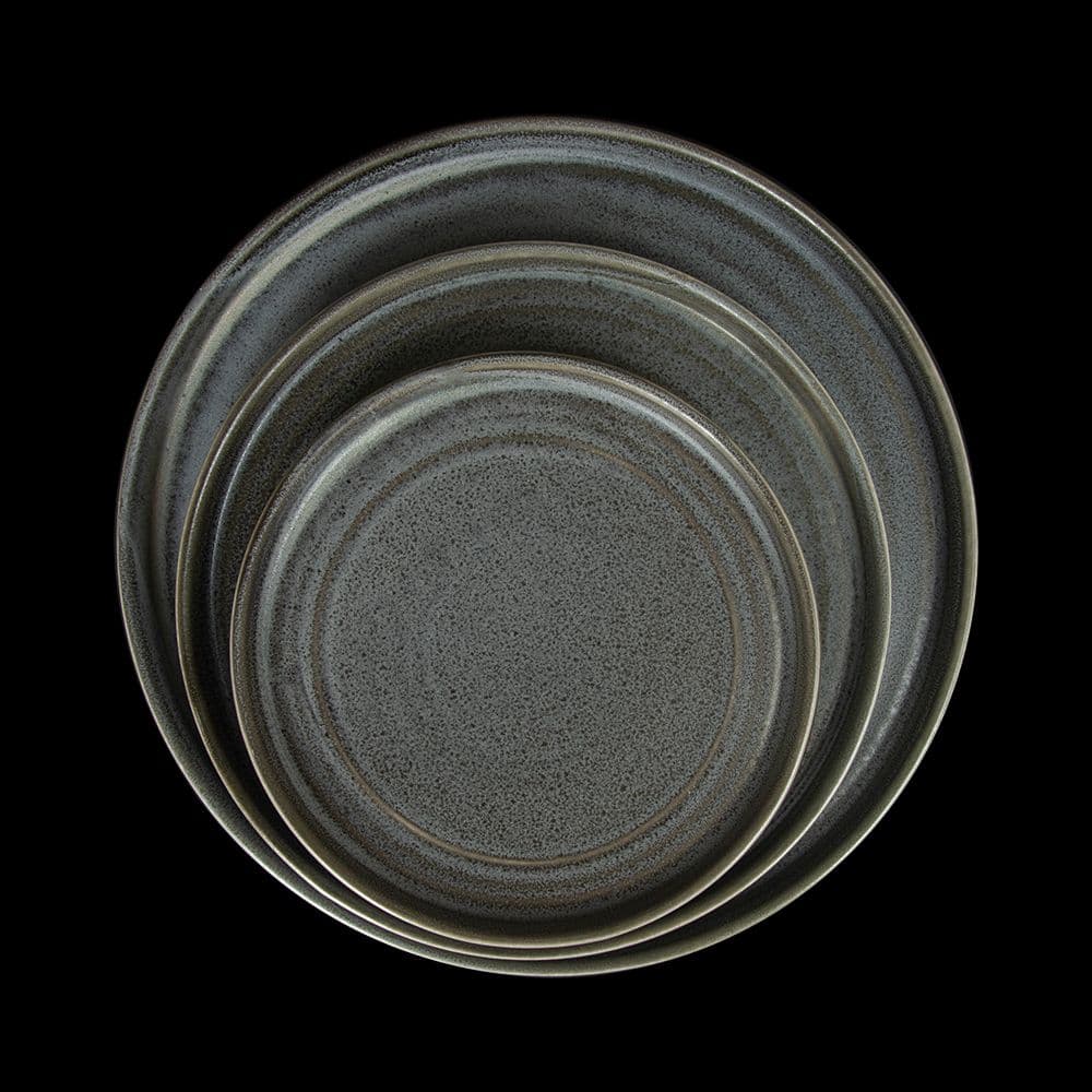 Тарелка мелкая с бортами 8,75 225 мм, серый Corone Urbano - фото 3