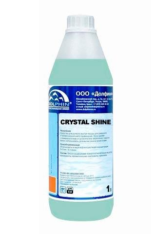 Средство чистящее для металл.поверхностей в интерьере Dolphin D021-1 1л ph 8 Crystal Shine