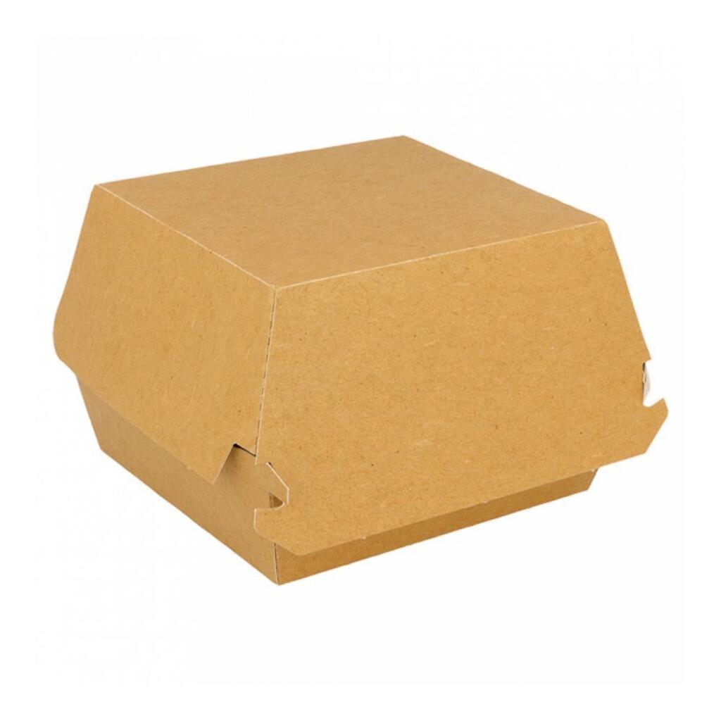 Коробка для бургера 14х12,5х8 см, натуральный 50 шт/уп, картон Garcia De Pou | 221.02