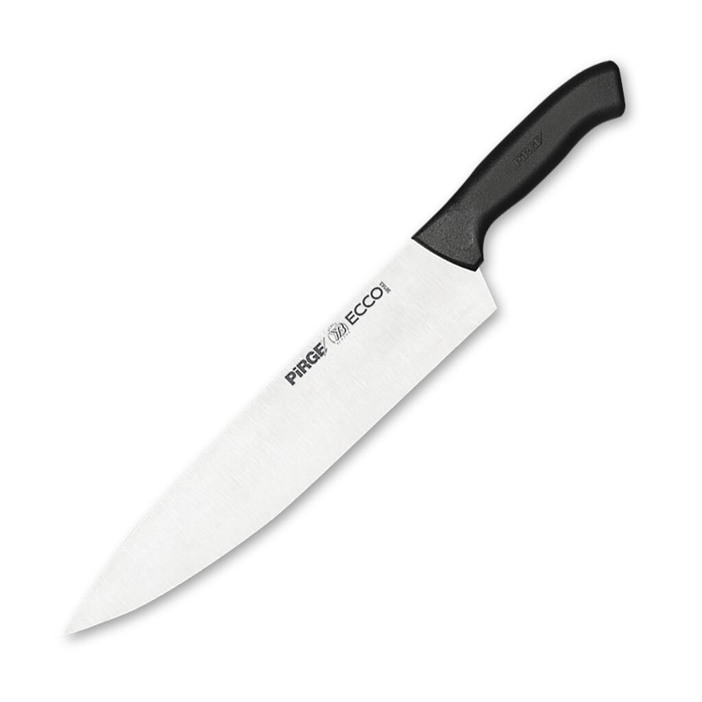 Нож поварской 30см черная ручка Pirge | 38173 black - фото 1