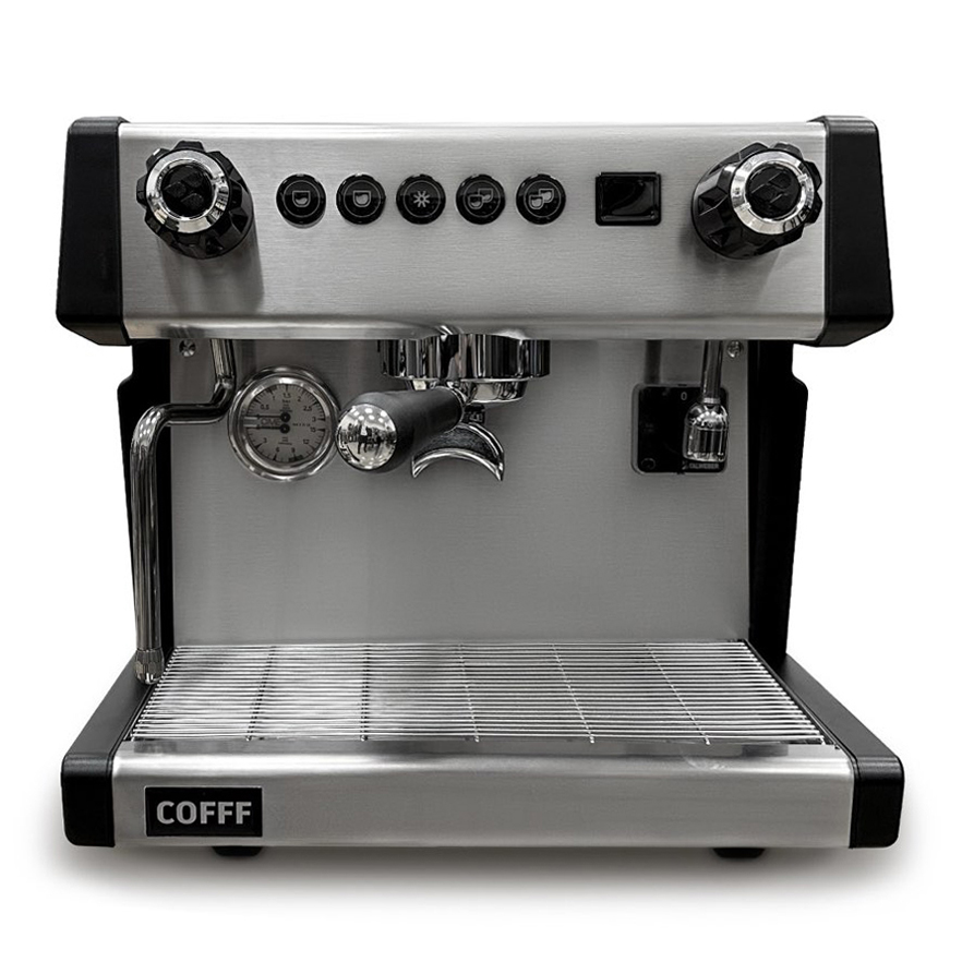 Кофемашина рожковая COFFF LUNA 1 GR A автомат, черная (LUNA2368N)