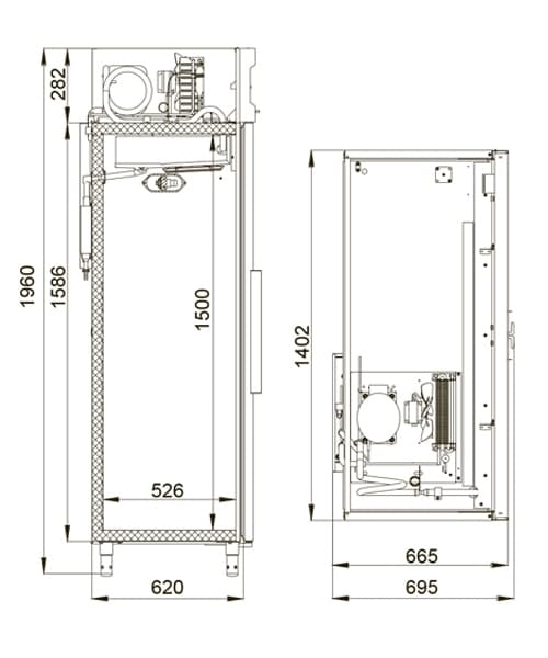 Шкаф холодильный Polair CM110‑S