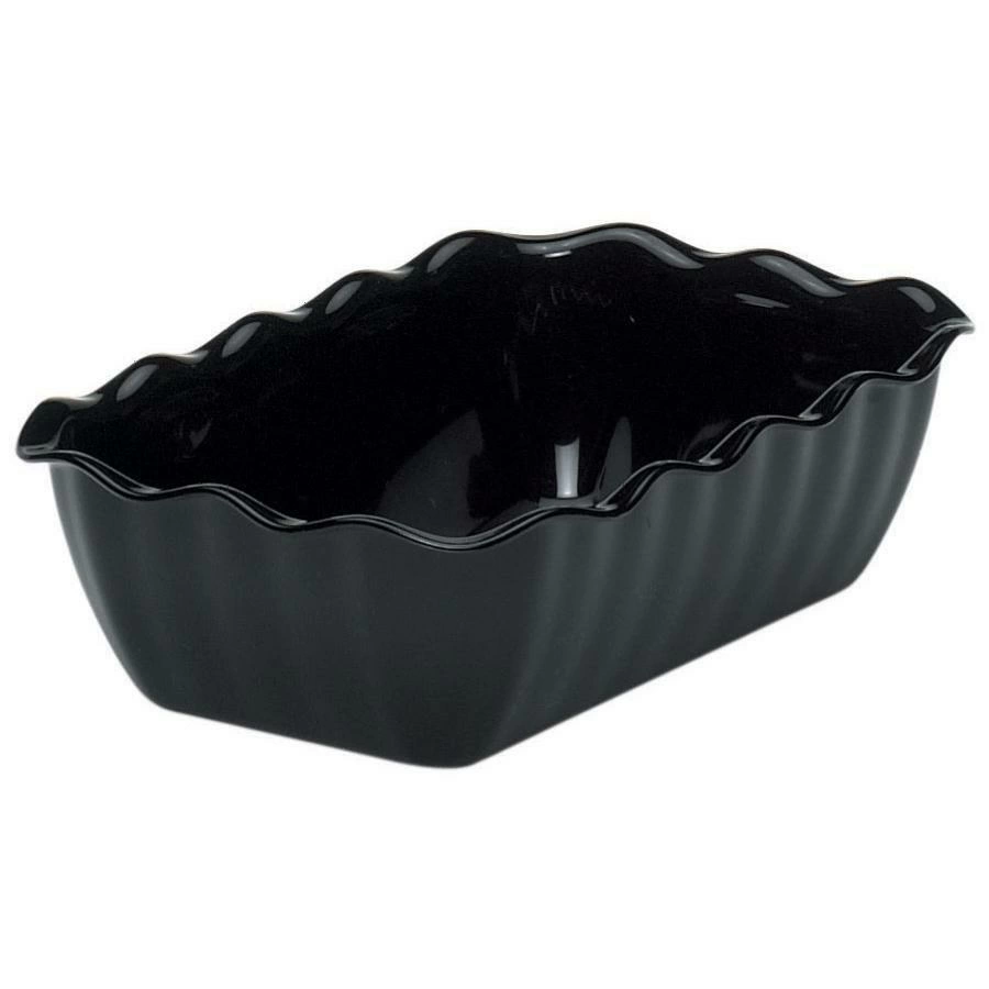 Салатник 175*260*80мм 2000мл прямоугольный, черный Cambro | DC5 110