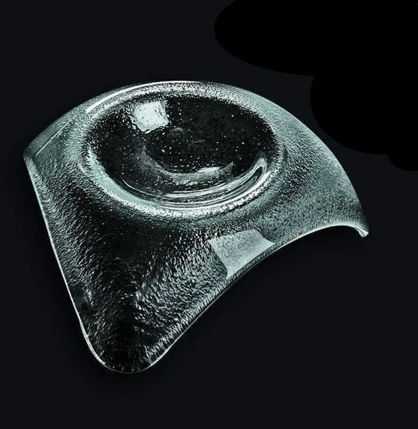 Салатник 120*120мм для сервировки прозрачное стекло 3D Glassware | 1515-1A71-94-004