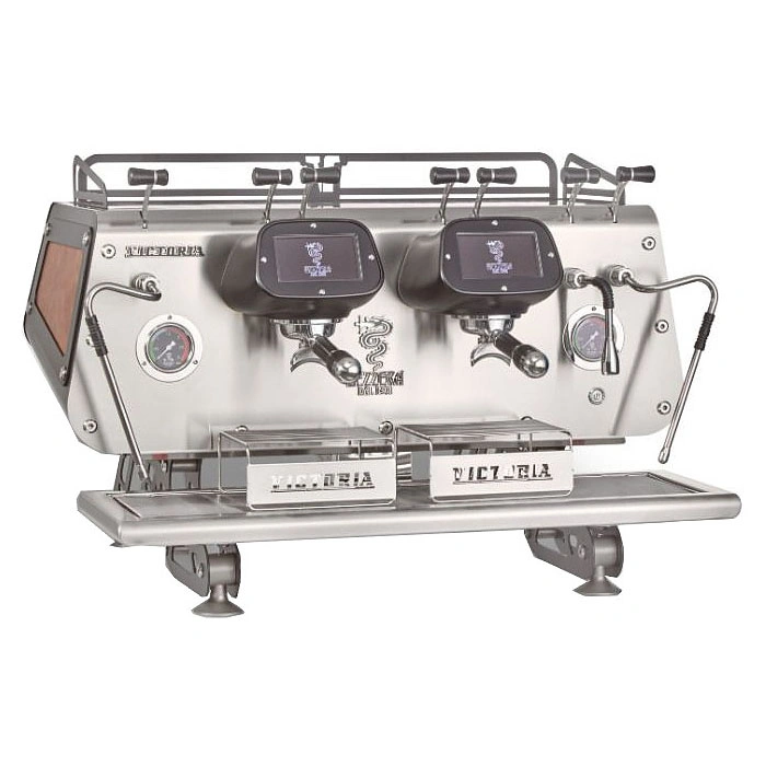 Кофемашина рожковая Bezzera Victoria PID 2 группы черная и кожа 380В