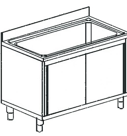 Ванна котломоечная Apach Chef Line LP127-105SD