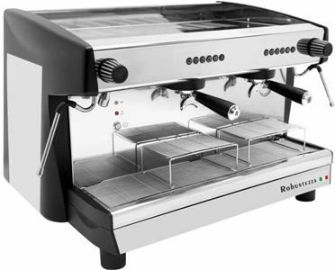 Кофемашина рожковая Robustezza DE2E 220/380 высокие группы 185 мм, дисплей, черная