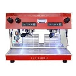 Кофемашина рожковая Carimali Nimble NI-E02-H-02-RED 2 гр, высокие, автомат, красный, с подсветкой гр