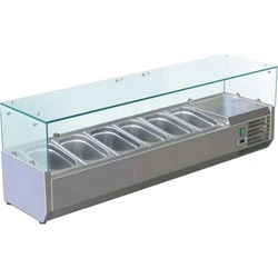 Витрина холодильная для ингредиентов Hurakan HKN-VRX1400/330