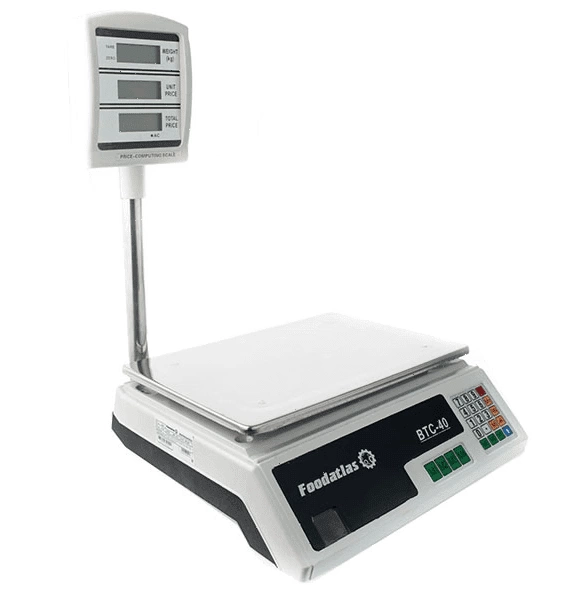 Весы торговые Foodatlas ВТС-40 (40кг/2гр)