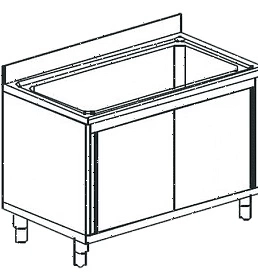 Ванна котломоечная Apach Chef Line LP167-135SD