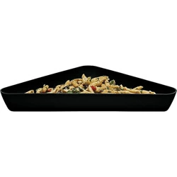 Салатник треугольный Cambro SFT1515 110 черный 38х50,8см