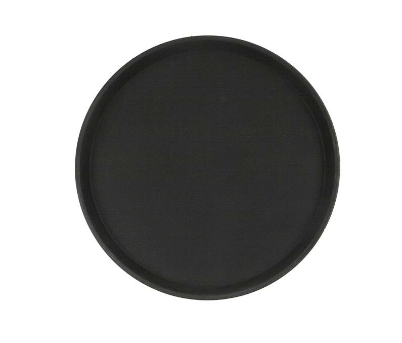 Поднос прорезиненный CuisinAid CD-RT16B 400х25мм круглый черный