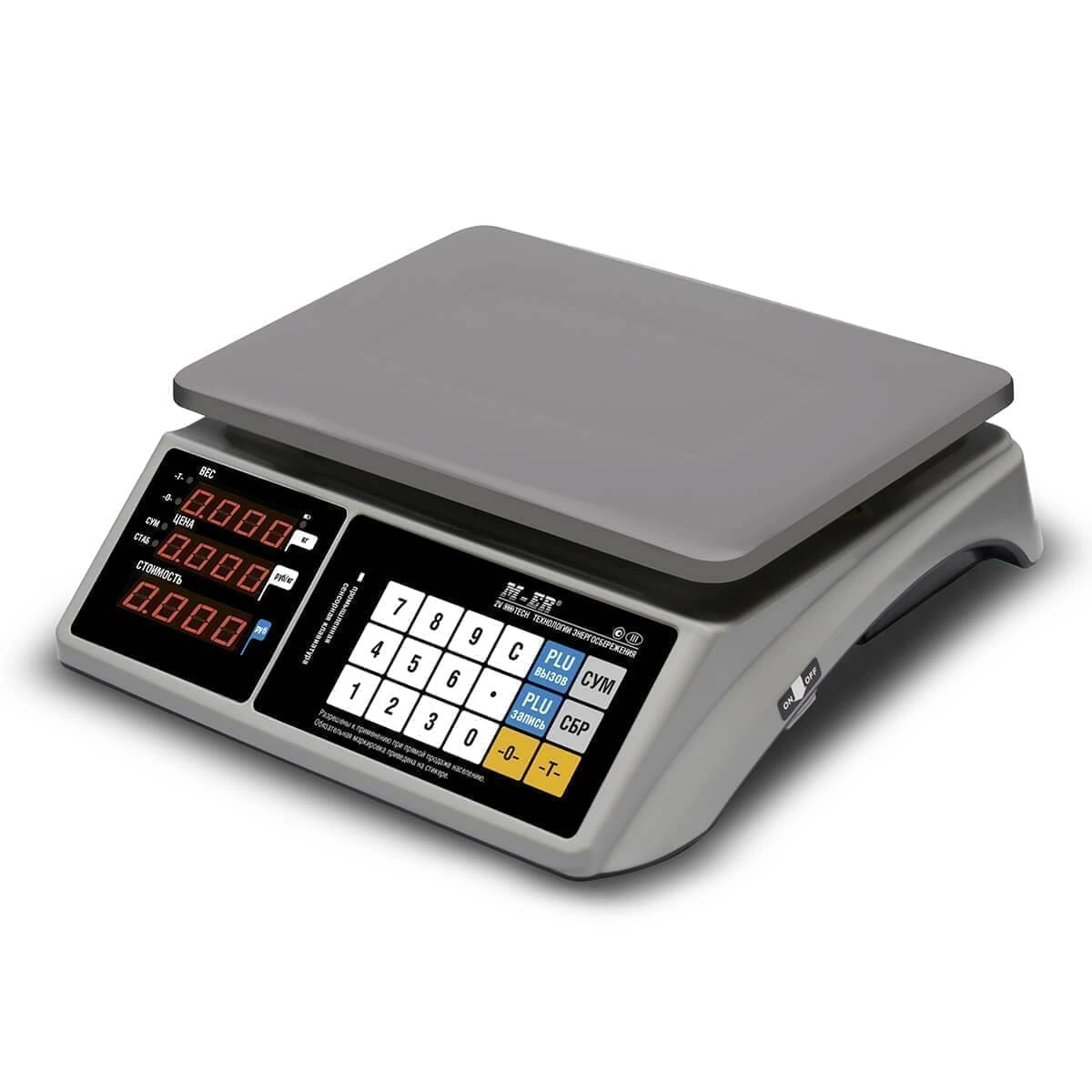 Весы торговые настольные M-ER 328 AC-6.1 "TOUCH-M" LED