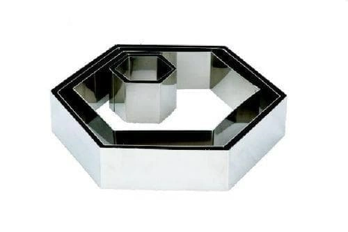 Форма кондитерская "Шестиугольник" 21*24см h=5см нерж. MGSteel | CRHN3