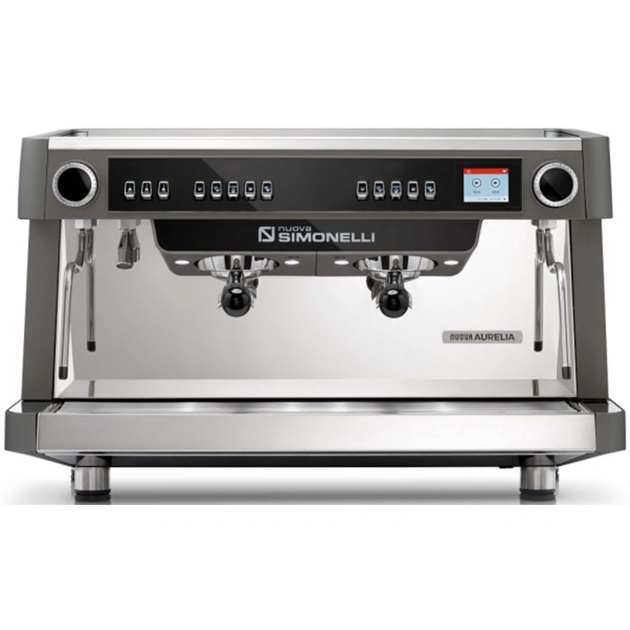 Кофемашина рожковая Nuova Simonelli Nuova Aurelia MP 2Gr C-Automation+E-milk Metallic grey