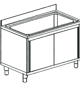 Ванна котломоечная Apach Chef Line LP147-115SD