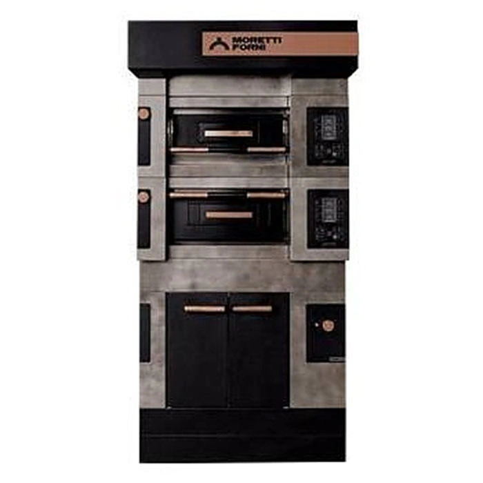 Печь для пиццы Moretti ForniI S50E ICON C 16 + C 30 + парогенератор + зонт + расстойка l90