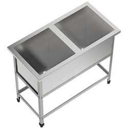 Ванна моечная Gpsteel Стандарт ВМ-2 1180/600/850 С (ВМ-2/500)
