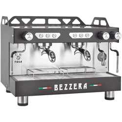 Кофемашина рожковая Bezzera MODA DE 2Gr экономайзер+подсветка, 220/380В, черная матовая