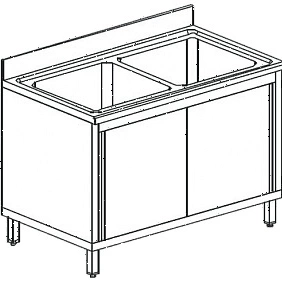 Ванна моечная Apach Chef Line L2S106-44SD