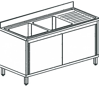Ванна моечная Apach Chef Line L2S217-65RWSD