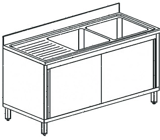 Ванна моечная Apach Chef Line L2S187-65LWSD