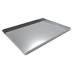 Лист для выпечки Gastromix 600х400х23мм (толщ.1,5мм) алюминий (3 борта 90, 1 борт 45)