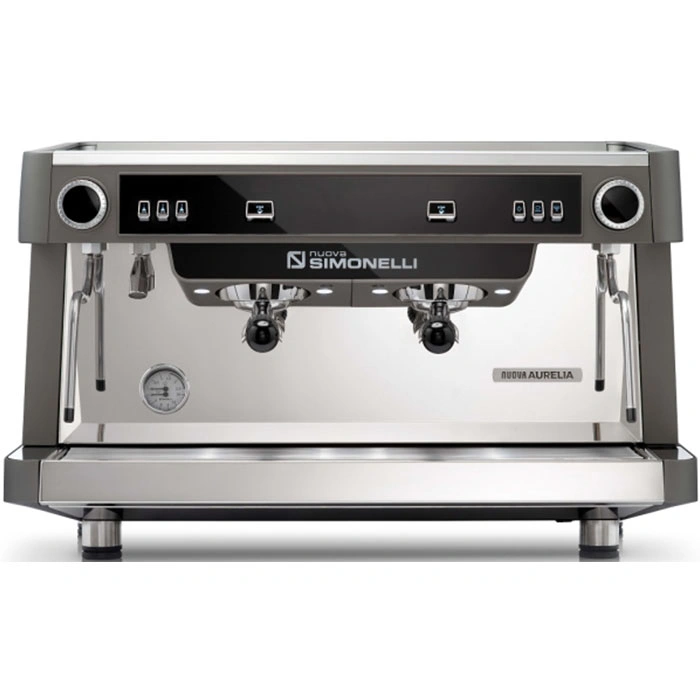Кофемашина рожковая Nuova Simonelli Nuova Aurelia SEM 2Gr S Display+Double wand+Led Metallic grey