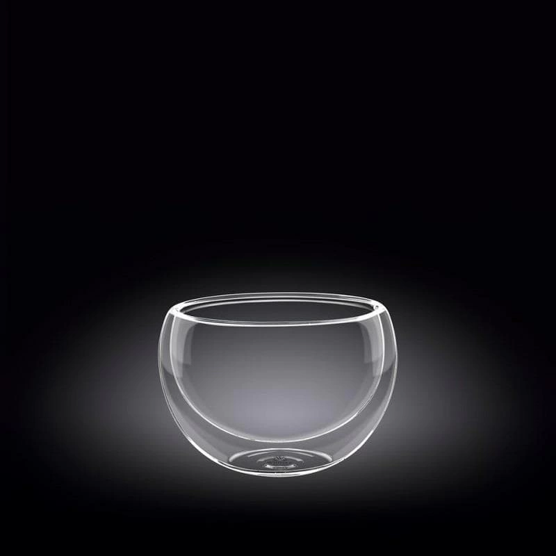 Салатник d=80мм 200мл с двойными стенками термостекло Wilmax | 888754