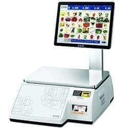 Весы торговые с печатью этикеток CAS CL7000-30S