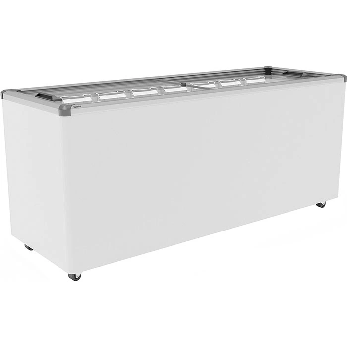 Ларь морозильный Frostor FG 700 С V25 серый (алюминиевая рамка)