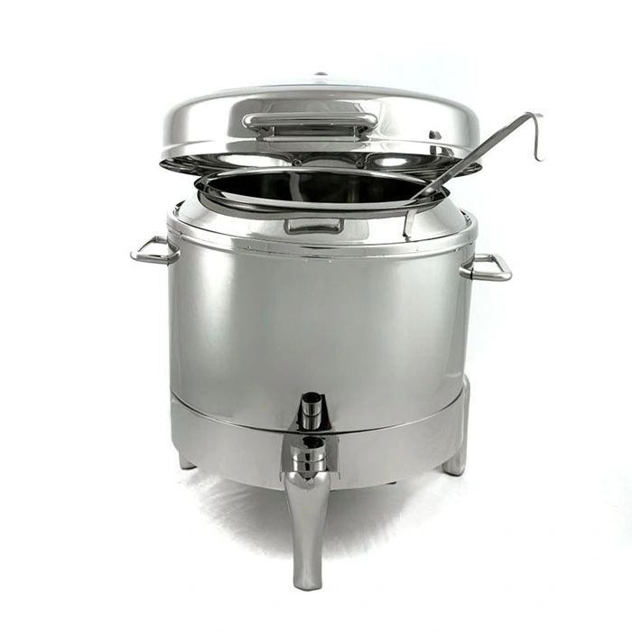 Мармит для супа со стеклянной крышкой MACO SS-2358 10л, 35,56x30,48x27,94см