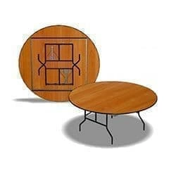 Стол банкетный круглый складной Resto 150 см