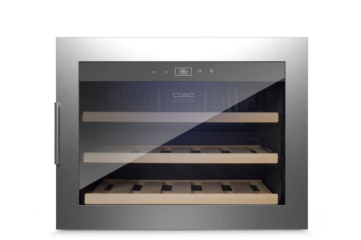 Шкаф винный CASO WineSafe 18 EB inox
