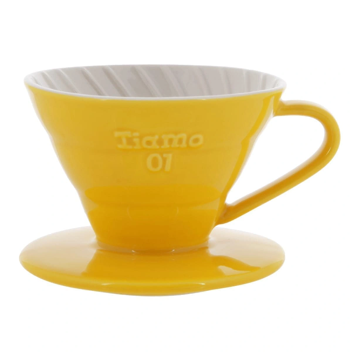 Воронка керамическая Tiamo V01 HG5543Y, желтая