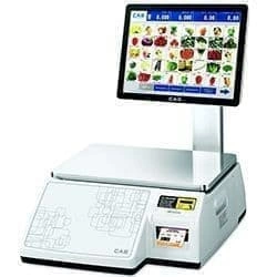 Весы торговые с печатью этикеток CAS CL7000-06S