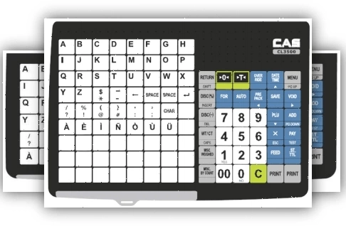 Весы торговые с печатью этикеток CAS CL3000-06P TCP/IP